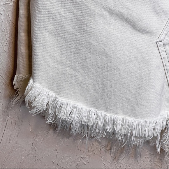We The Free Bailey Cream Fringe High Waist Mini Skirt Womens 27 - Picture 7 of 8